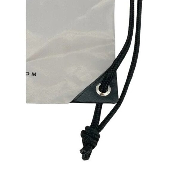 NEW Hunter Original Logo Grey Nylon Drawstring Duffle Tote Gym Travel Bag - Picture 3 of 5